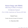 02: Robust Design with FEMAG: Minimizing the Effects of Variations; An Explorative Approach