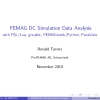 T1 FEMAG DC Simulation Data Analysis with FSL/Lua, gnuplot, FEMAGtools/Python, ParaView