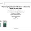 14: The changing nature of inductance calculations in electric machines